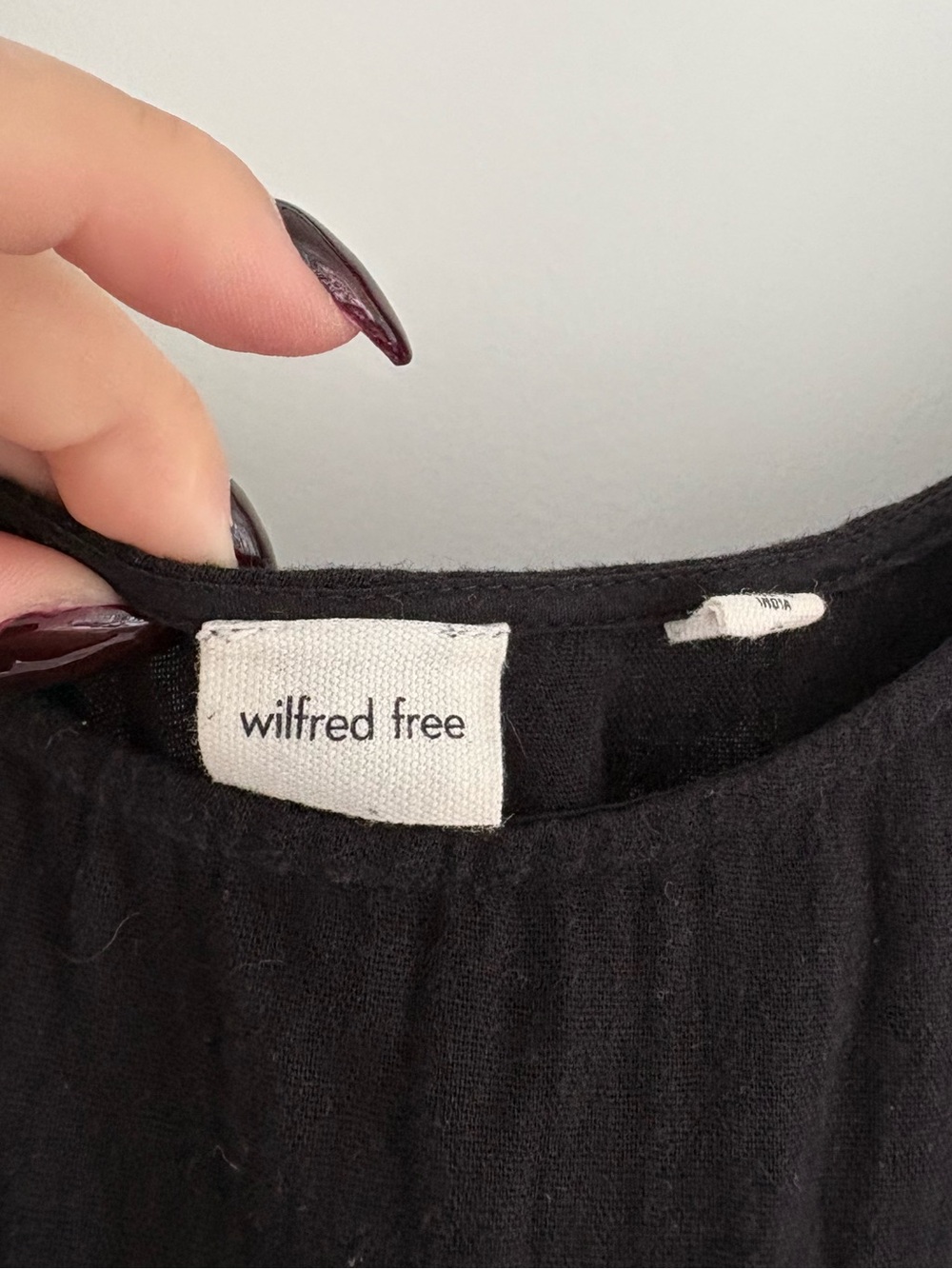 Wilfred Free Maxi dress black cotton M - Picture 3 of 6